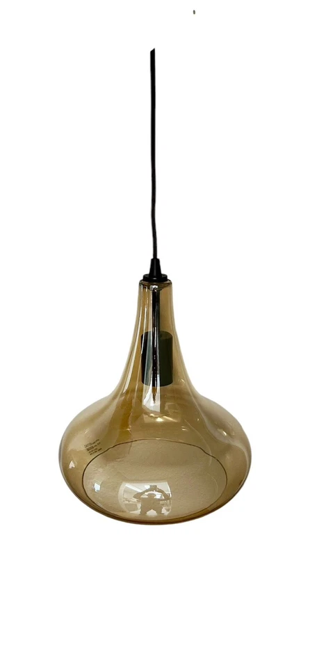 Lámpara colgante de techo ELK Lighting 10432/1, vidrio ámbar Foto 2 de 4