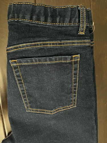 Old Navy Skinny Teens Adjustable Jeans Size 18 Blue Mid Rise Stretch NWOT - Picture 4 of 10