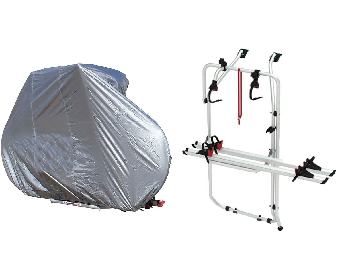 Fiamma Two Bike Rack With Bike Cover VW T6 2015 on Double Door