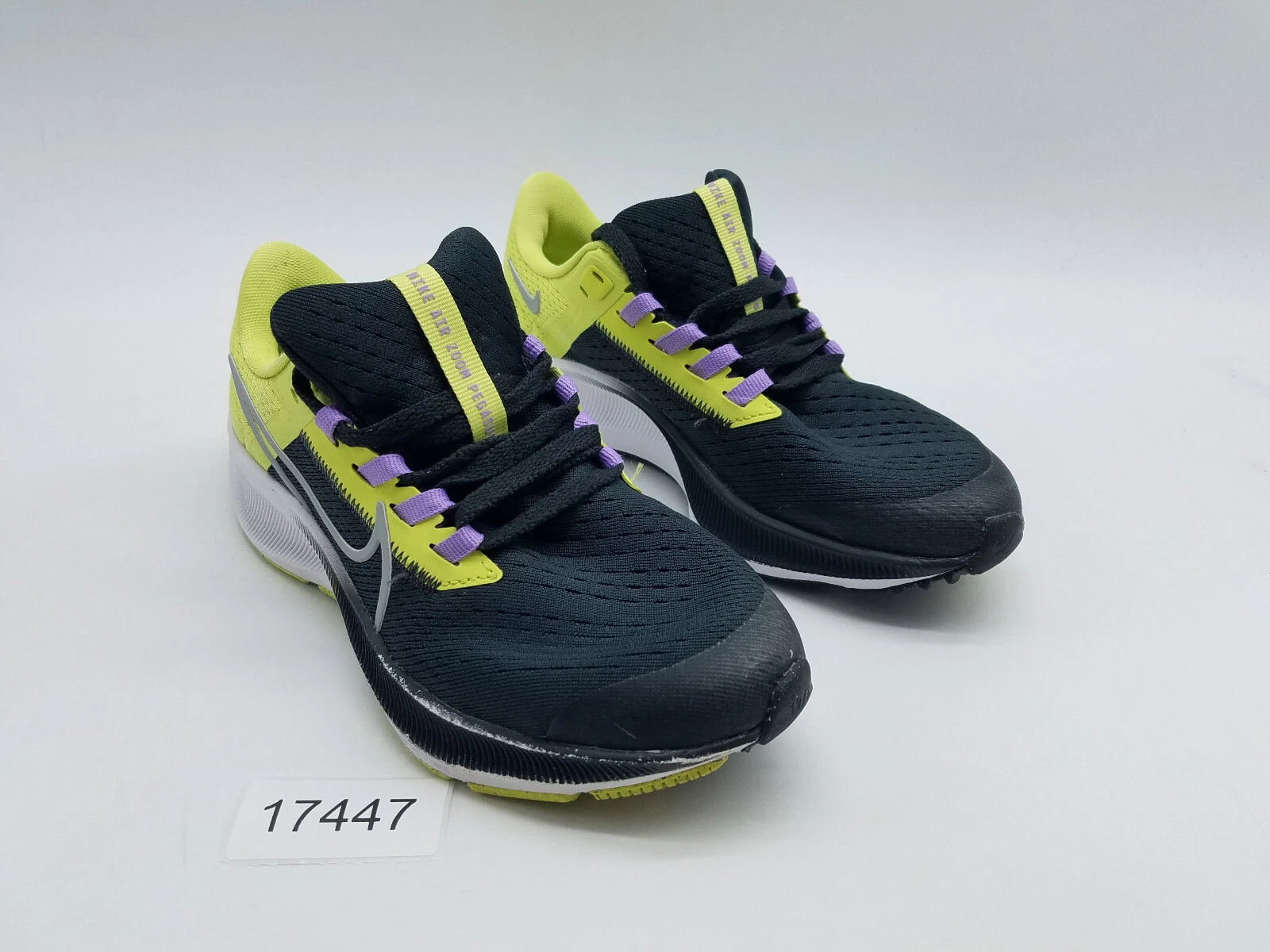 Scarpe da corsa Nike Air Zoom Pegasus 38 (GS) da bambina taglia 2 anni Lemon Twist