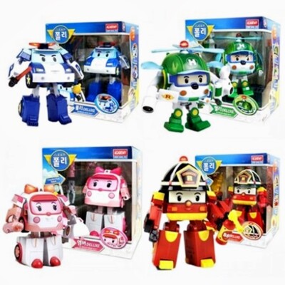 Robocar Poli Deluxe Transformer Toys Korea TV Animation Character Academy