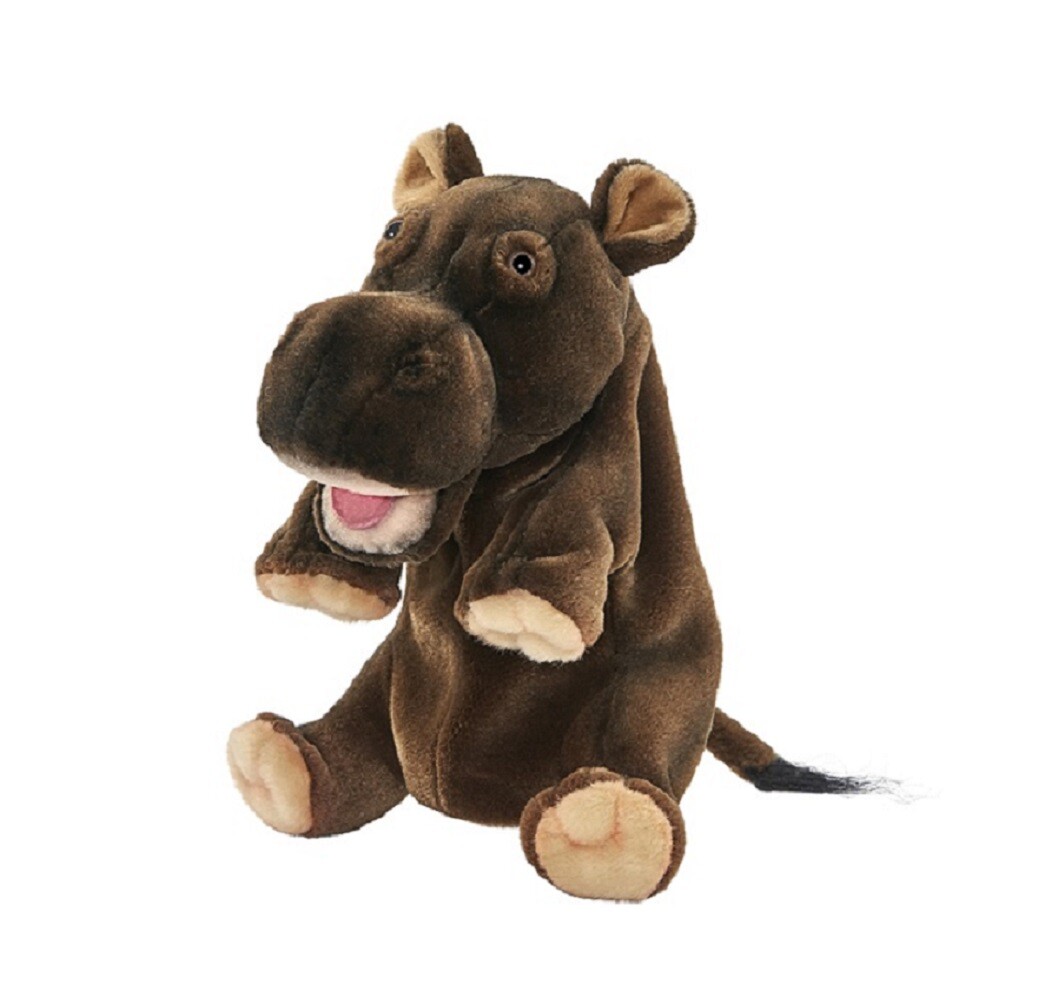 Hansa Toy 4037 Hippopotamus 24 Cm Hand Puppet Plush Toy Stuffed Animal