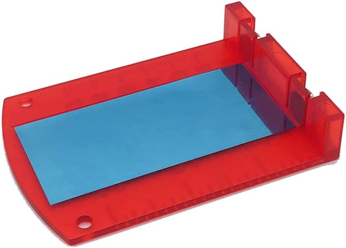 Laser Targets, 2 Pcs Magnetic Floor Laser Target Card Plate for Red Laser Level