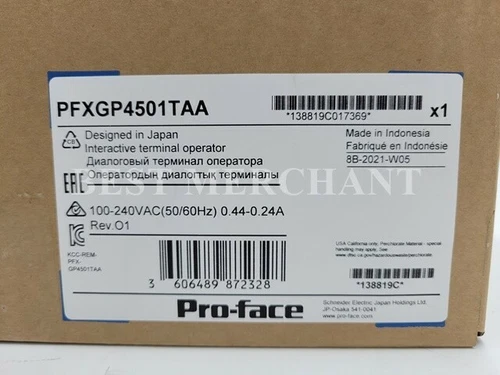 1PCS Brand New In Box Pro-face PFXGP4501TAA Touch Screen HMI DHL Fast Ship - Picture 1 of 4