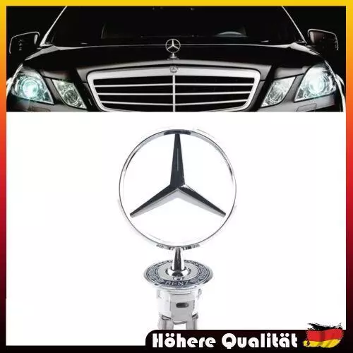 Für Mercedes Benz W202 W210 W211 Blau Stern Vorne Motorhaube Emblem  Badge