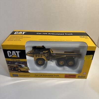 Vtg 2001 NIB Norscot CAT 725D Articulated Truck 1:50 Diecast Model -NEW -SEALED