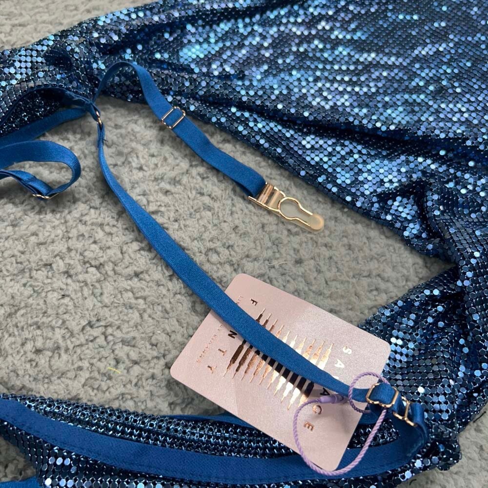 Savage Fenty Garter Belt Womens Large Curvy Chain Reaction Garter Metal Rihanna | eBay Savage Fenty Garter Belt Womens Large Curvy Chain Reaction Garter Metal Rihanna | eBay