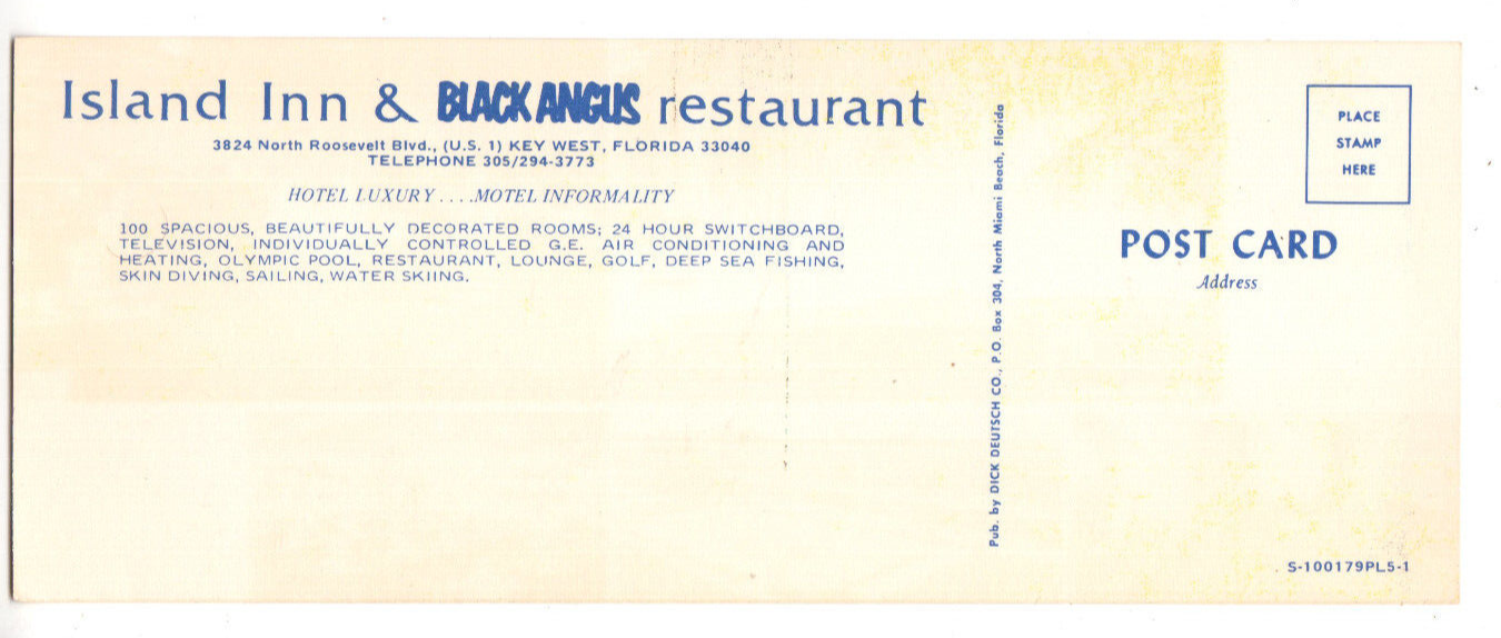 Postcard Island Inn, Key West, FL (Florida) Black Angus Restaurant