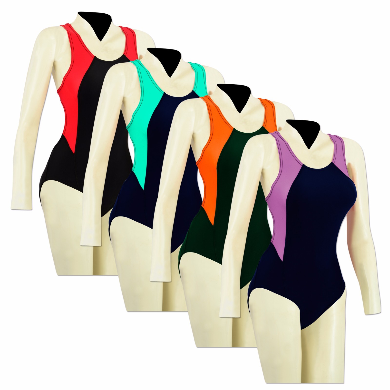 2 Piece Swimsuit Acclaim Lille Two-Tone Strap Back One-Piece - Foto 6