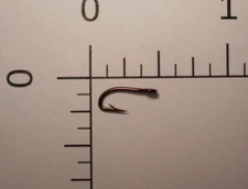 100 MUSTAD & SON #15 WET Fly Tying Ringed Bronzed 2x strong straight NORWAY 3948