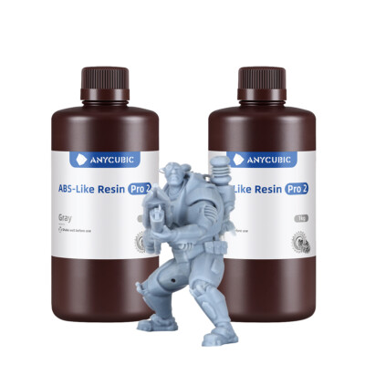 2KG ANYCUBIC Grau ABS-Like Resin Pro 2 3D Drucker Tough UV Harz für M7 MONO M5s