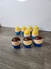 Vintage 90s Little Tikes Toddler Fisher Price Chunky People Lot of 9 Girl  Boy