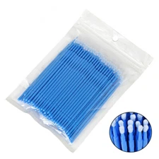 100 Pcs Dental Micro Brush Disposable Materials Tooth Applicators Large 2.5mm