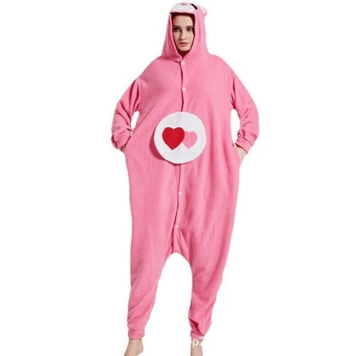 Glücksbärchi Tier-Kostüme Karneval Fasching Onesie Jumpsuit Einteiler Overall - Bild 15 von 21