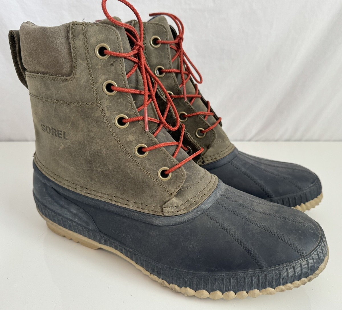 Men\'s Sorel Bean boots (size 9) SOREL Cheyanne II Winter Duck Waterproof Insulated Leather  main image 3
