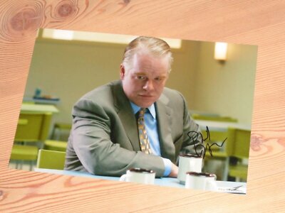 PHILIP SEYMOUR HOFFMAN Originalautogramm GROSSFOTO!