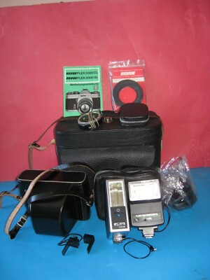 SLR film camera REVUEFLEX 2000 CL (CHINON CS) with lens Auto Revuenon 1.7/55mm