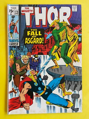 THOR #175 - THE FALL OF ASGARD !!   - 1970 - STAN LEE & JACK KIRBY