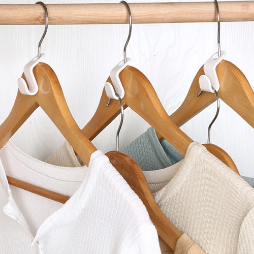 US 48 Closet Clothes Hanger Connector Hooks Space-saving Organizer Rack Clips - 第 31/36 張圖片