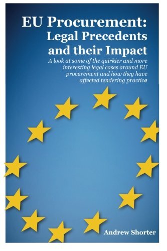 EU Procurement Legal Precedents and Impact Shorter 9781903499788 New