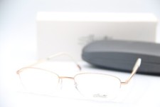NEW SILHOUETTE SPX 4453 20 6072 BRONZE WHITE AUTHENTIC FRAMES EYEGLASSES 52-18