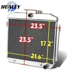 3 Row Aluminum Radiator Fits 1955-1957 Chevy Bel Air Nomad 150 210 V8 Cu5057 3 Row Aluminum Radiator Fits 1955-1957 Chevy Bel Air Nomad 150 210 V8 Cu5057