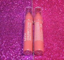 LOT OF 2 NYX CHUNKY DUNK HYDRATING LIPPIE LIP BALM 08 PINK BIKINI SEALED