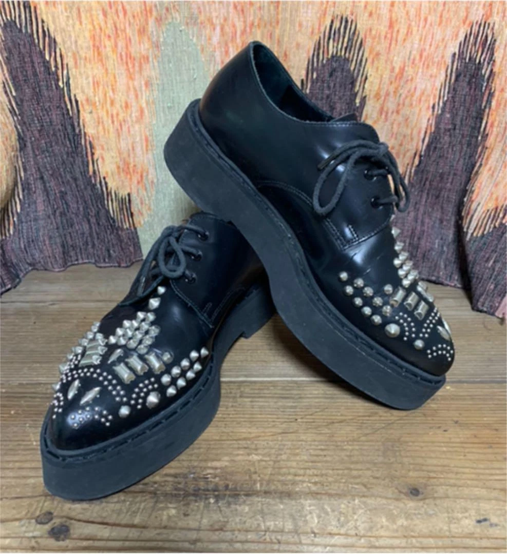 Scarpe mocassino Alexander McQueen borchie 37 5 originali donna di JP