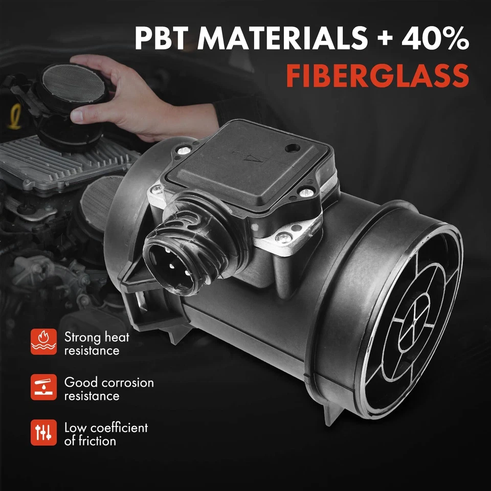 Sensor de flujo de masa de aire con carcasa para BMW 323i 323is 328i 328is 528i M3 Z3 E36 E39 Foto 3 de 4