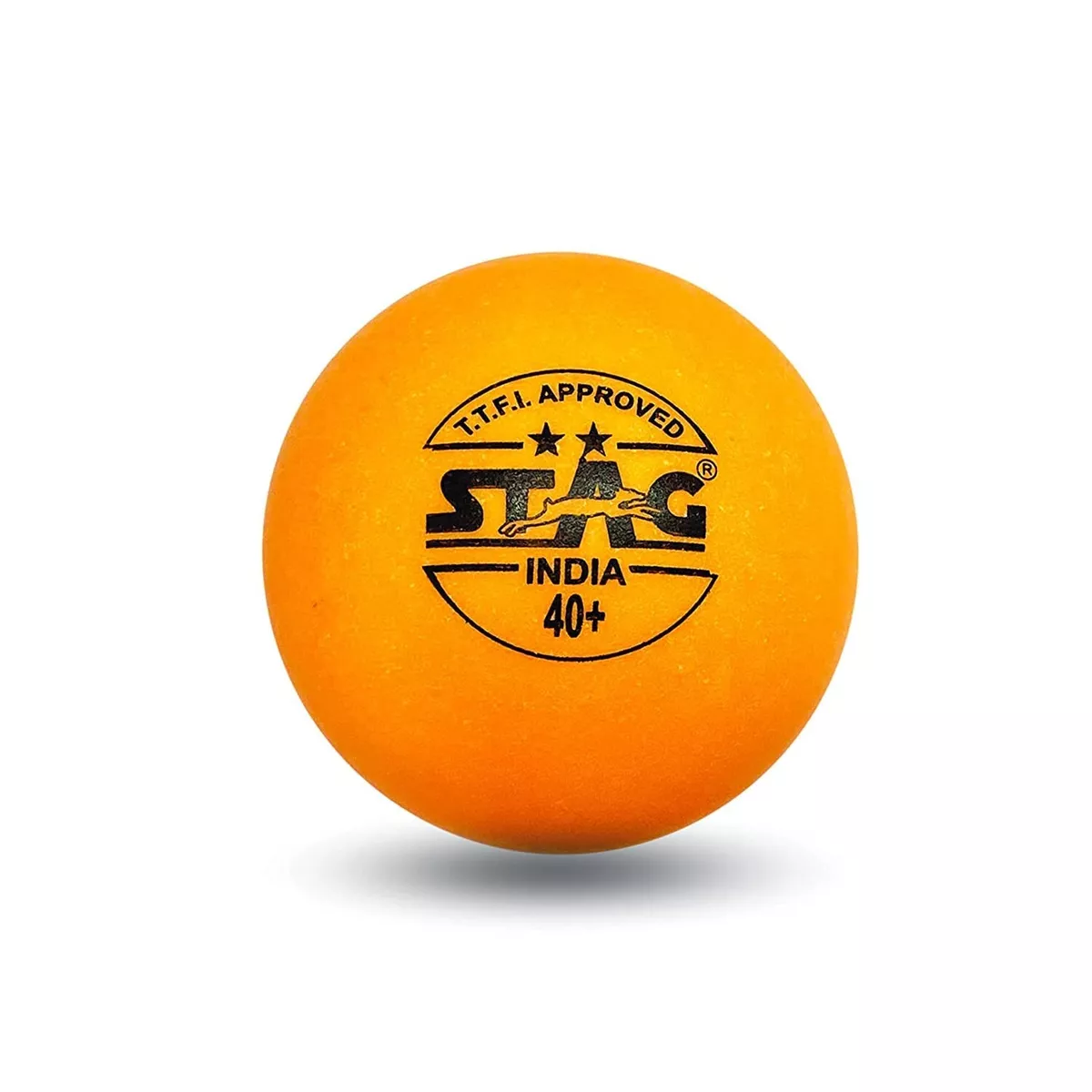 Star Table Tennis (T.T) Balls 40+mm Ping Pong Balls Training Orange (Pack  of 6)