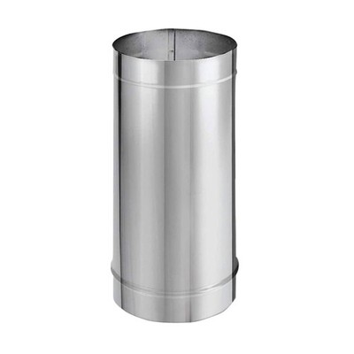 DuraVent DuraBlack Stainless Steel Single Wall Stove Pipe, 48x6 Inch (Open Box)