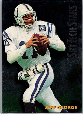 1994 SkyBox Premium #ST-13 Jeff George SkyTech Stars
