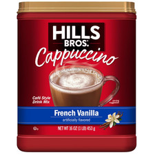 . Instant Cappuccino Mix, French Vanilla Cappuccino Mix, 16 Oz