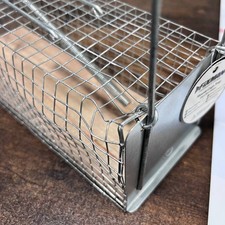 Fixman Fixman Maschendraht Mäusekäfigfalle Humane Nagerfalle - 250 x 90 x 90 mm