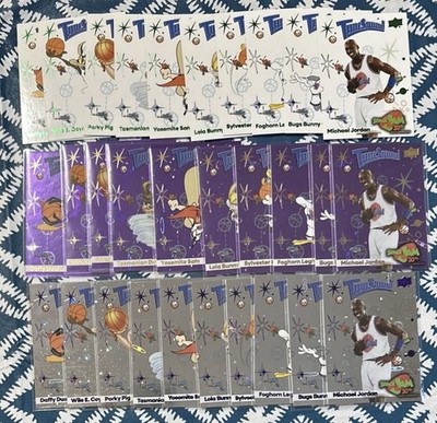 2026 UD Space Jam 30th Anniv. Purple & Silver Cosmos Foil + Base - 3 FULL SETS!