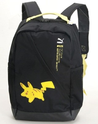 PUMA x Pokemon Pikachu Backpack Black Yellow New with Tags Limited