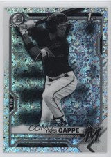2021 Bowman Chrome Black & White Mini-Diamond Refractor Yiddi Cappe 0i5v