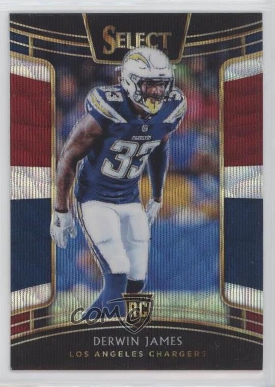 2018 Panini Select Concourse Tri-Color Prizm /199 Derwin James Rookie RC 0z8z