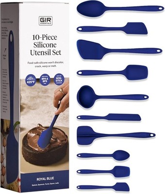 GIR: Get It Right 10-Piece Silicone Essentials Kitchen utensils set - Ladle, Spa