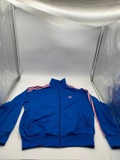 Adidas Originals Trainingsjacke M blau gestreift Pre-owned / Vintage