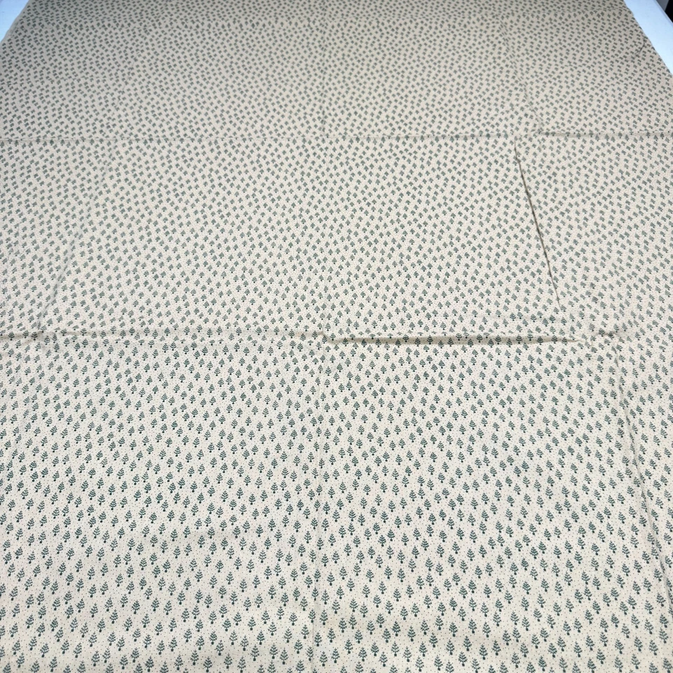 Tela acolchada vintage marcus rojo beige verde árbol algodón 42x109 3 yardas Foto 2 de 4