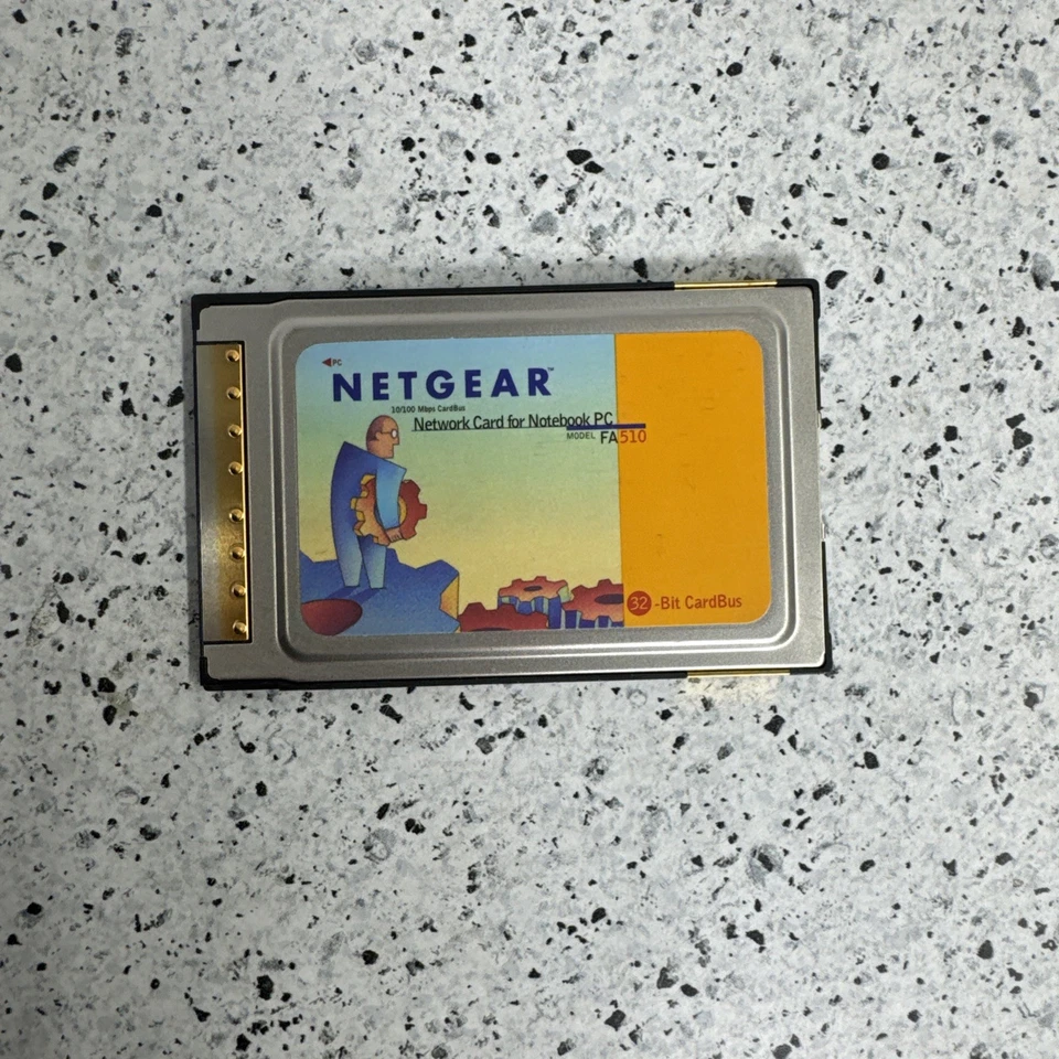 Netgear 10/100 Mbps Network Card for Notebook PC, model FA510, No Dongle - Image 2 of 4