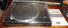 JVC Direct Drive Turntable Record Player L-FX22B WITH MANUAL Tested Working AT90