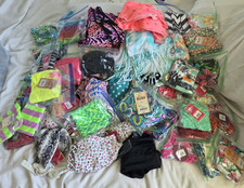 Womens Juniors 50 Piece Kohls Reseller Wholesale Swimwear Lot Mudd Candies NWT