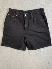 Levis Shorts Womens 12 Denim High Rise Casual Vintage Style