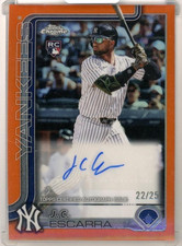 2025 Topps Chrome Update Series Baseball J.C.Escarra Chrome Update Auto /25