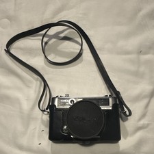 Yashica Lynx-14E Black Vintage 35mm Rangefinder Film Camera w/ Yashinon Lens