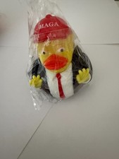 SET of 2 Donald Trump MAGA Hat Peace Rubber Duck Dash, Bath Toy, Duck