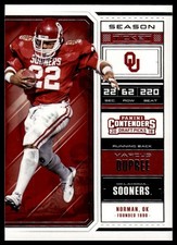 2018 Panini Contenders Draft Picks Marcus Dupree #67