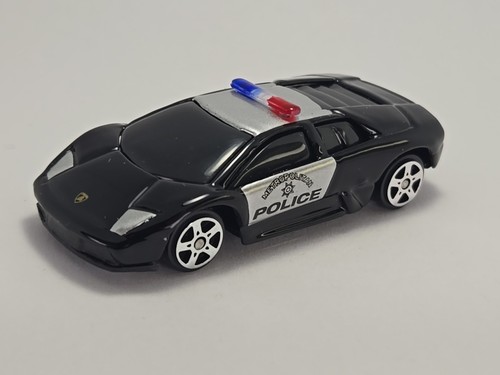2001-2010 Lamborghini Murcielago Police Collectible 1/64 Scale Diecast Diorama - Picture 3 of 4